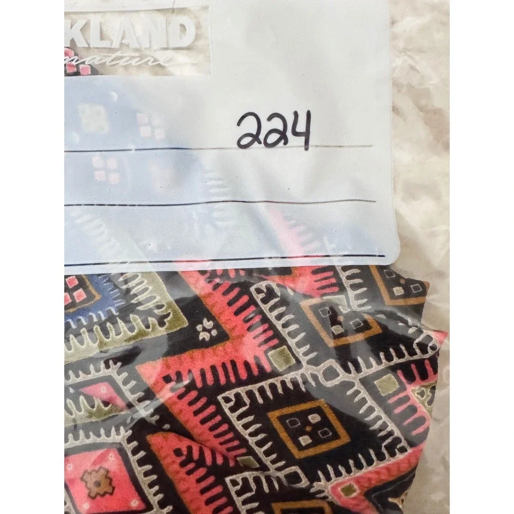 I LOVE H81 Los Angeles Womens Medium Multicolor Diamond Print Dress Sleeveless - Picture 7 of 7